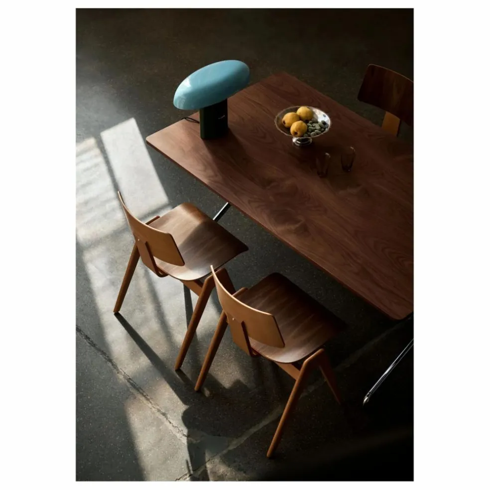 Chaise Daystack RD1, Robin Day | Noyer