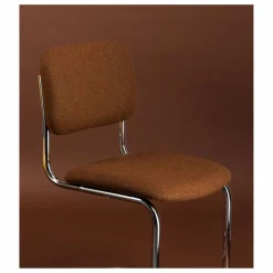 Chaise de bar Classica en feutre | Brique
