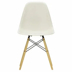 Chaise DSW plastic - piètement érable - Charles & Ray Eames | Gris galet