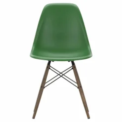 Chaise DSW plastic - piètement érable - Charles & Ray Eames | Vert émeraude