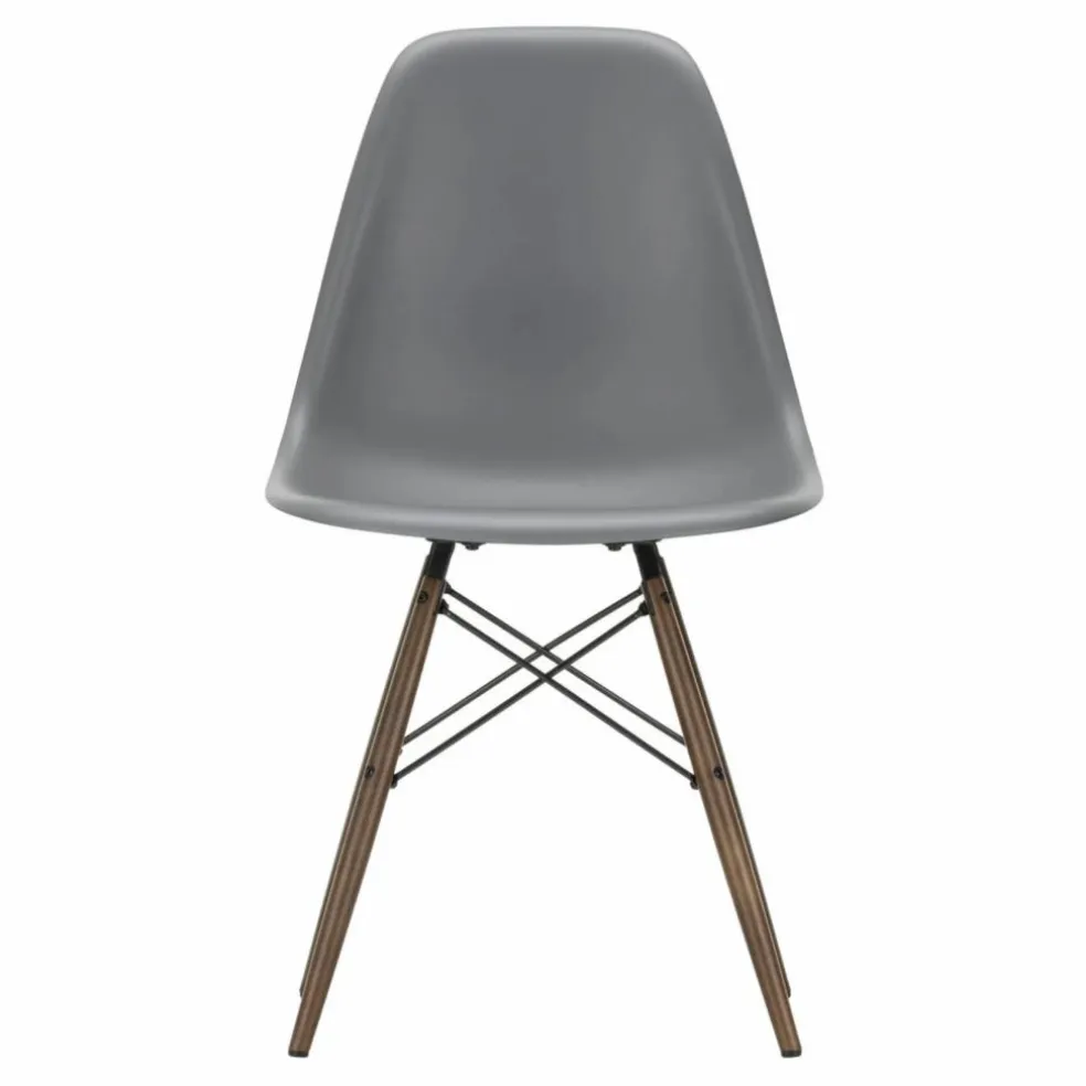 Chaise DSW plastic - piètement érable - Charles & Ray Eames | Granite
