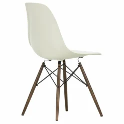 Chaise DSW plastic - piètement érable - Charles & Ray Eames | Gris galet