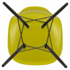 Chaise DSW plastic - piètement érable - Charles & Ray Eames | Jaune moutarde