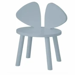 Chaise en chêne Souris | Bleu ciel