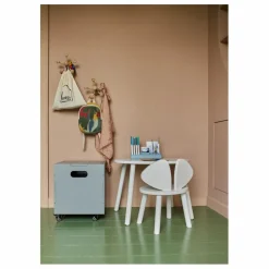 Chaise en chêne Souris | Blanc
