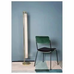 Chaise en velours Double-Jeu | Vert