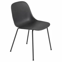 Chaise Fiber en plastique recyclé | Noir