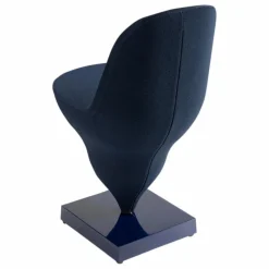Chaise Gelato piètement marine - Jean-Baptiste Fastrez | Bleu nuit
