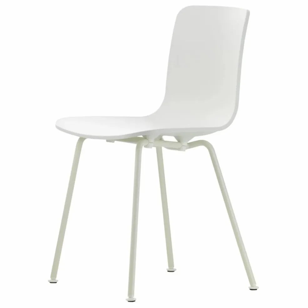 Chaise Hal RE tube - Jasper Morrison | Blanc coton