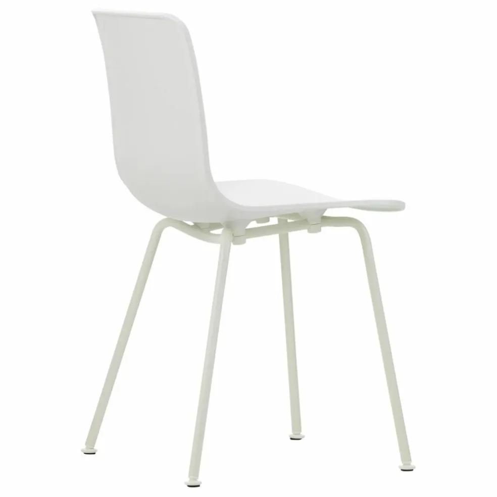 Chaise Hal RE tube - Jasper Morrison | Blanc coton