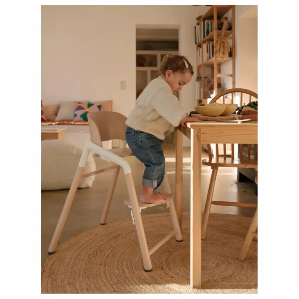 Chaise haute Bugaboo Giraffe | Bois clair