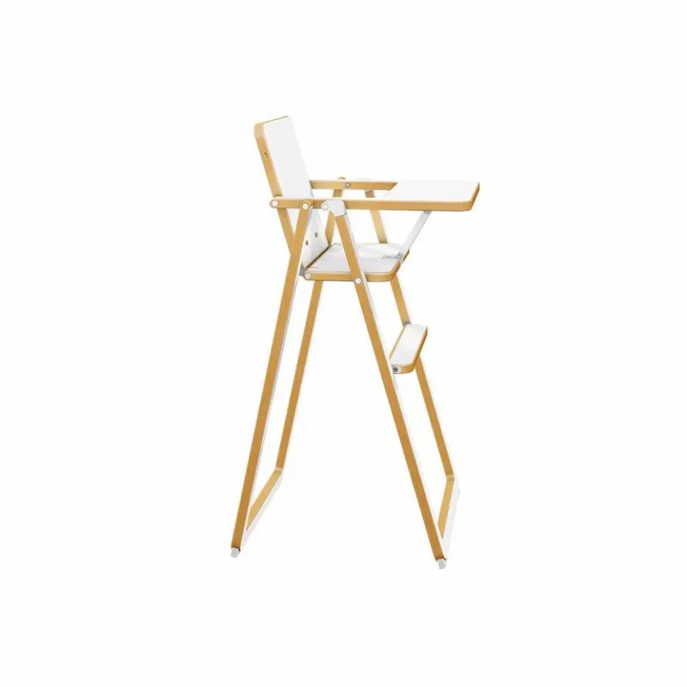 Chaise haute Supaflat | Blanc