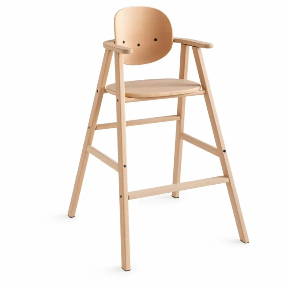Chaise haute évolutive en bois massif Growing green