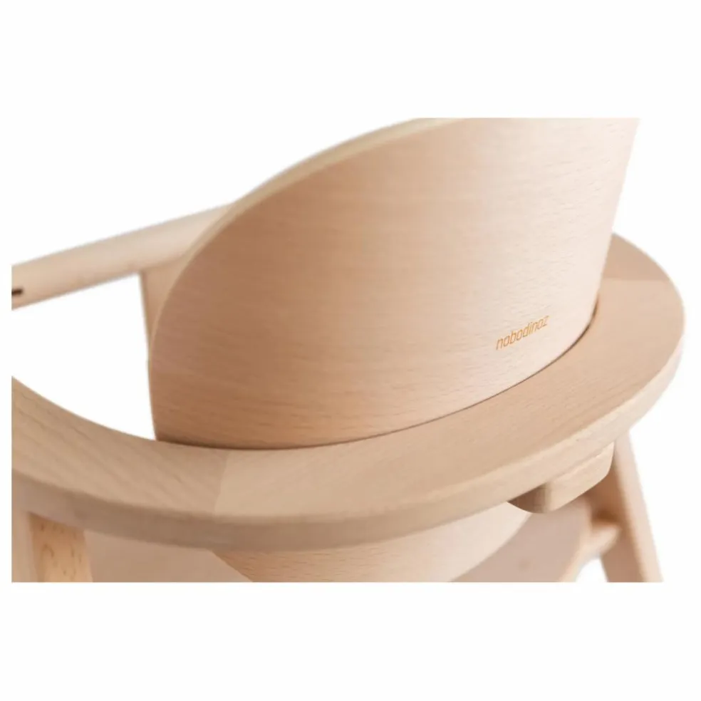 Chaise haute évolutive en bois massif Growing green