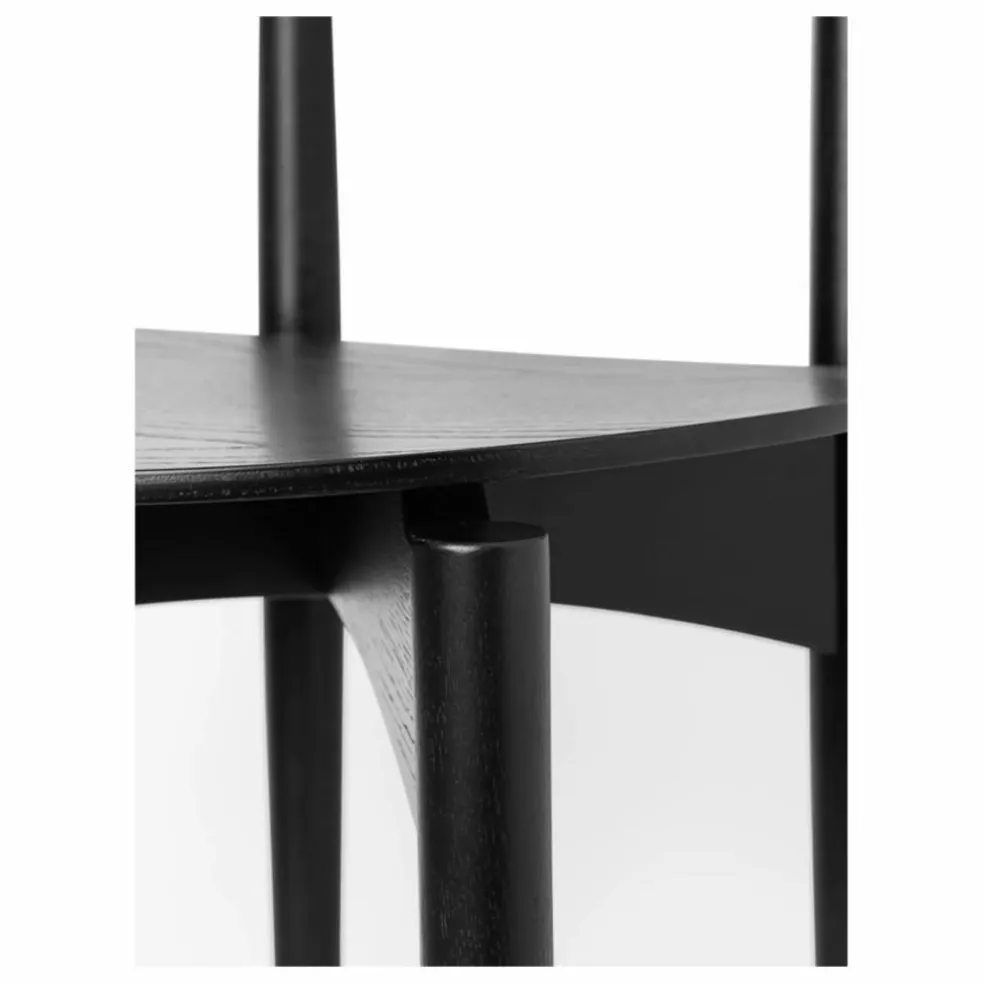 Chaise Herman en bois | Noir