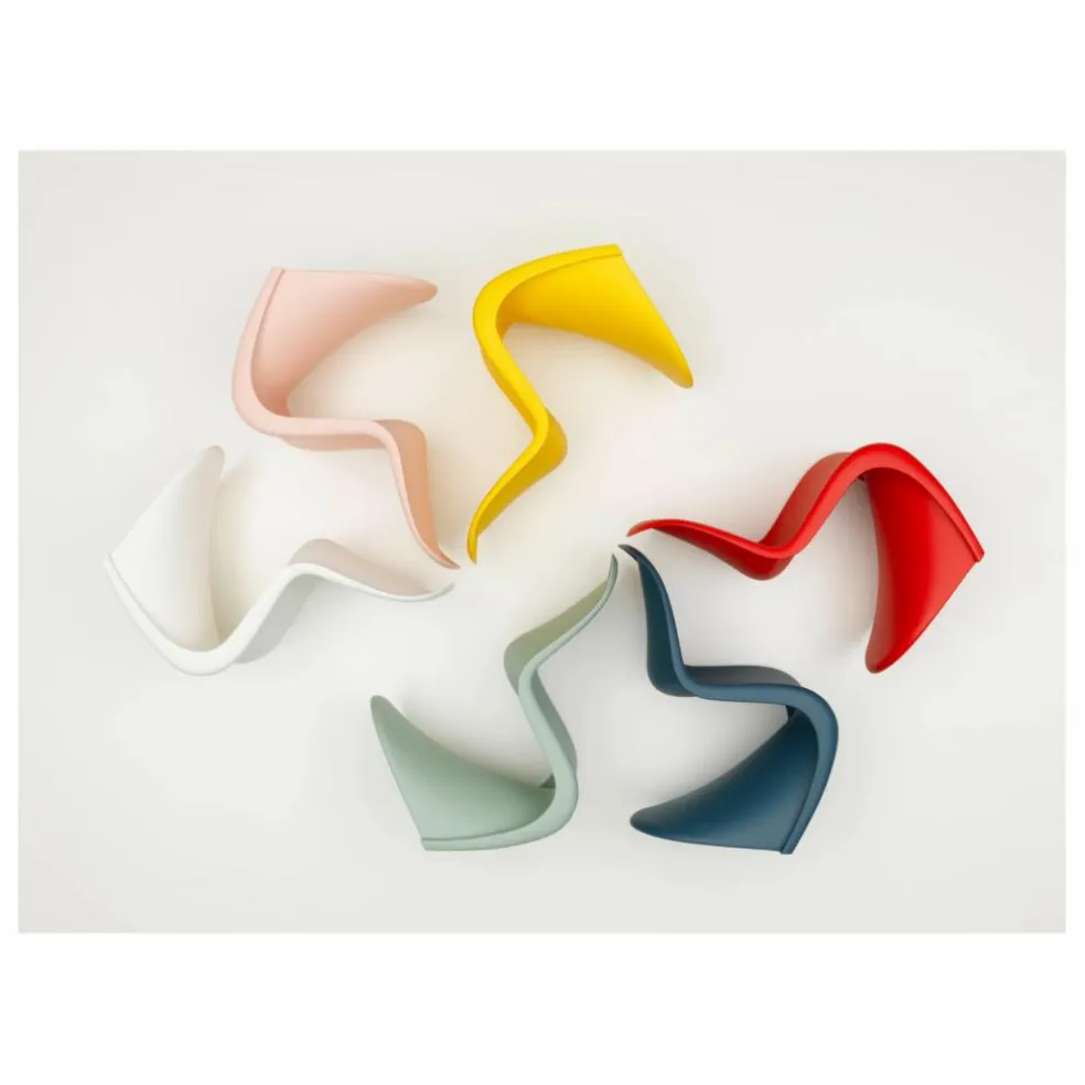 Chaise junior - Verner Panton | Bleu de mer