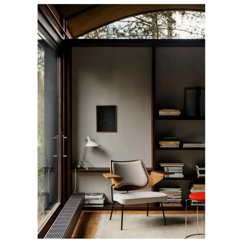 Chaise lounge RD8, Robin Day | Gris clair