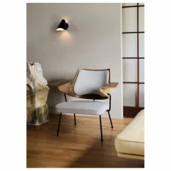 Chaise lounge RD8, Robin Day | Gris clair
