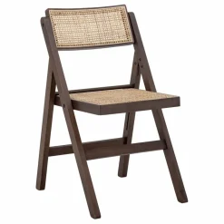 Chaise Loupe en cannage | Brun