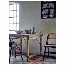 Chaise Loupe en cannage | Brun