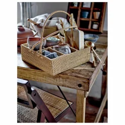 Chaise Loupe en cannage | Brun