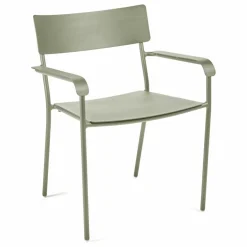 Chaise outdoor August avec accoudoirs | Eucalyptus