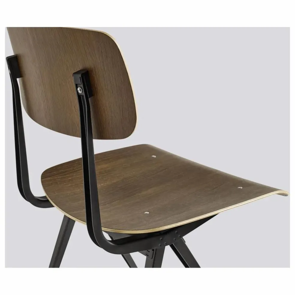 Chaise Result en chêne fumé - Réedition Friso Kramer & Wim Rietveld | Beige