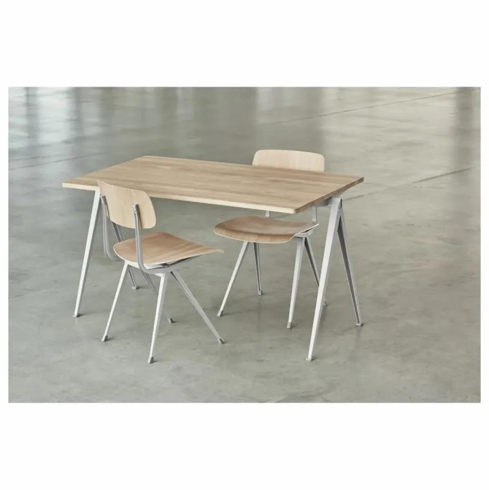 Chaise Result en chêne laqué brillant - Réedition Friso Kramer & Wim Rietveld | Beige