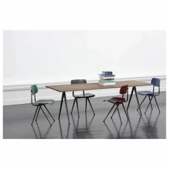 Chaise Result en chêne teinté - Réedition Friso Kramer & Wim Rietveld | Noir