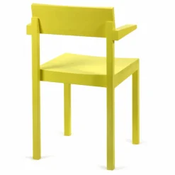 Chaise Silent avec accoudoirs - Big Game | Jaune