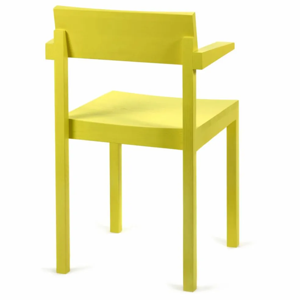 Chaise Silent avec accoudoirs - Big Game | Jaune