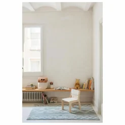 Chaise Sillita en bouleau déhoussable | Bleu pâle