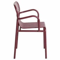 Chaise Week-end avec accoudoirs - Set de 2 | Bordeaux