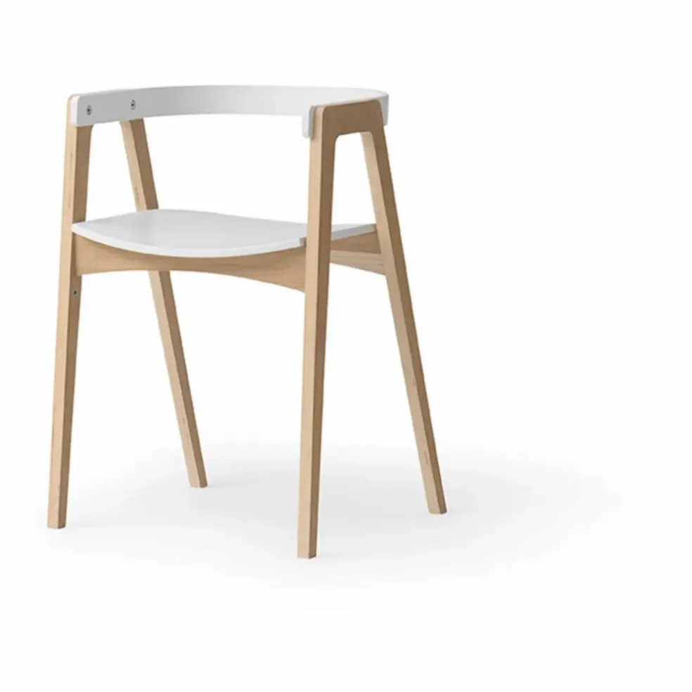 Chaise Wood réglable en hauteur | Blanc