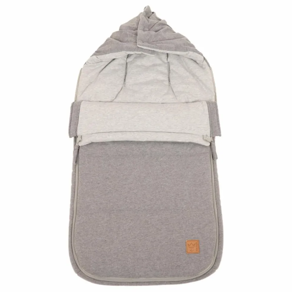 Chancelière en jersey de coton | Gris anthracite