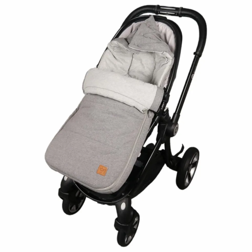 Chancelière en jersey de coton | Gris anthracite