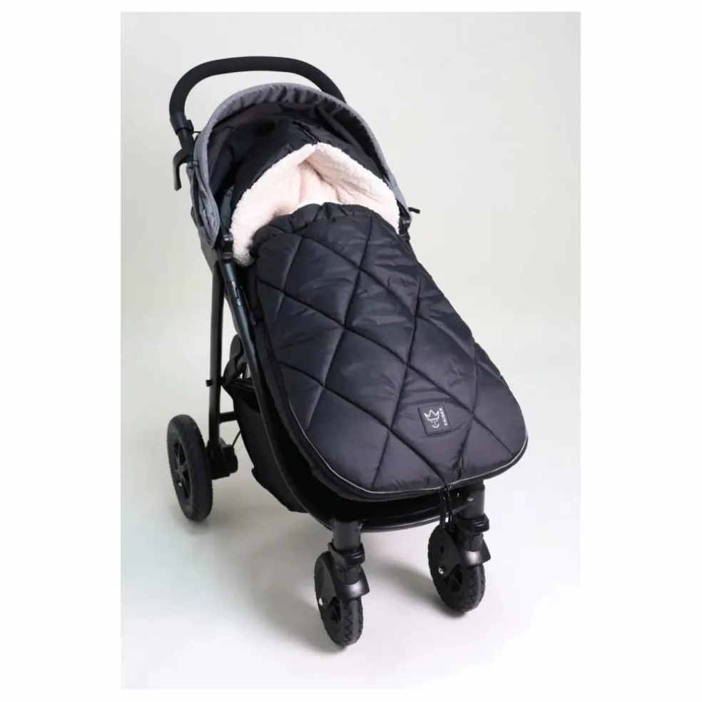 Chancelière universelle XL Too en polaire sherpa | Noir
