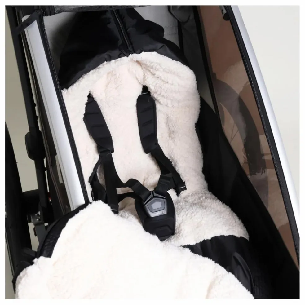 Chancelière universelle XL Too en polaire sherpa | Noir