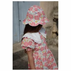 Chapeau Cœur Scallop Coton Bio | Rose