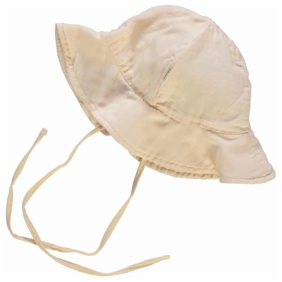 Chapeau Pivoine Double Gaze de Coton Bio | Beige