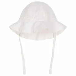Chapeau Popeline Coton Bio | Blanc