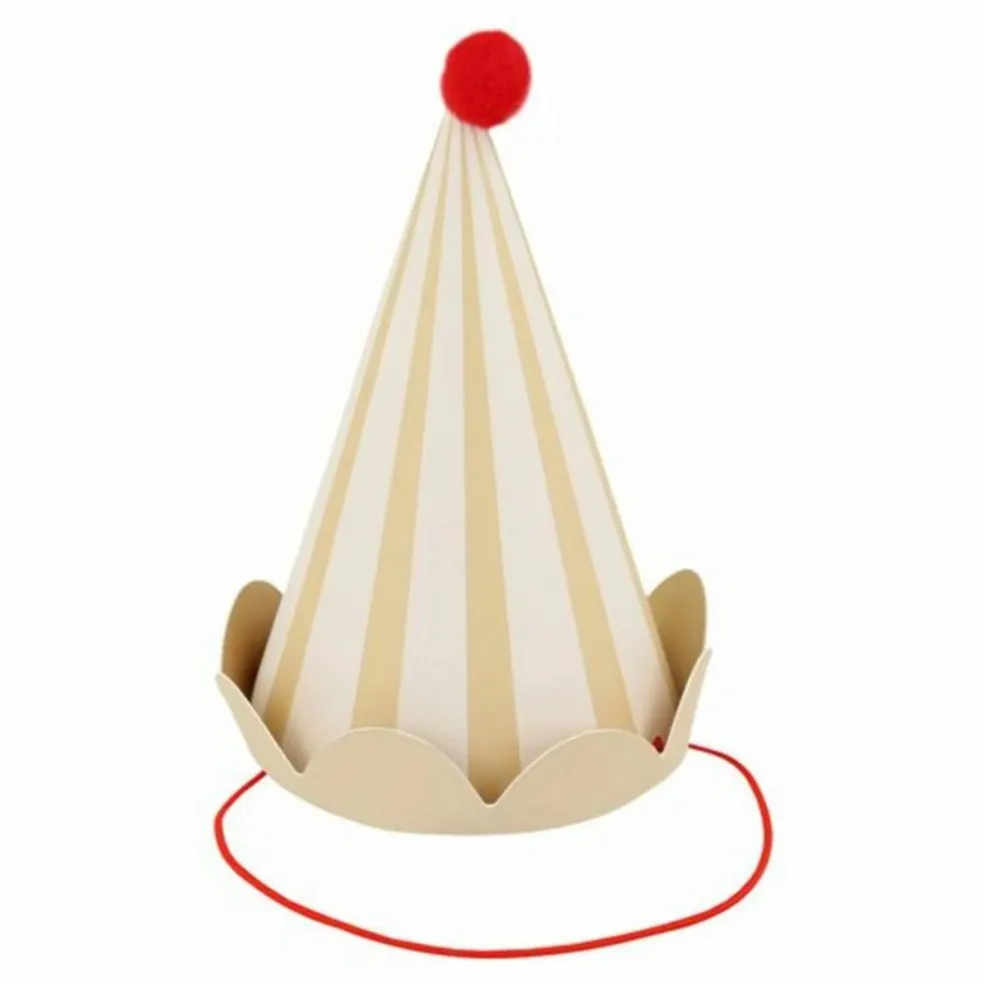 Chapeaux d'anniversaire Animal Friends - Set de 8