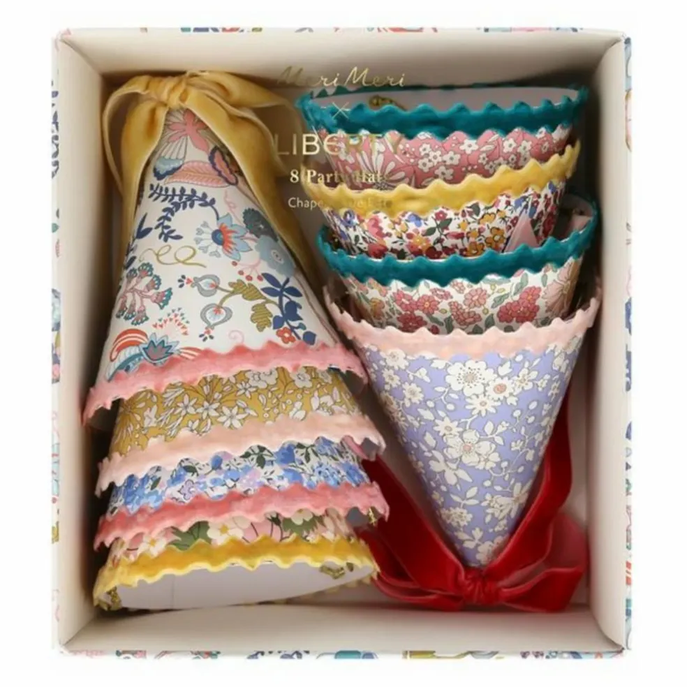 Chapeaux de fête - Meri Meri x Liberty - Set de 8