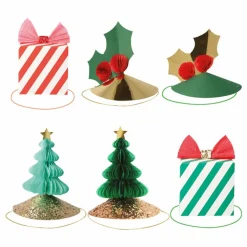 Chapeaux festifs Noël - Set de 6