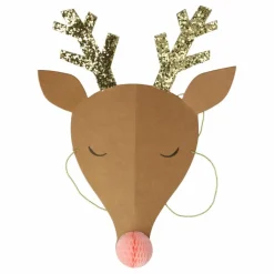 Chapeaux festifs Rennes de Noël - Set de 6
