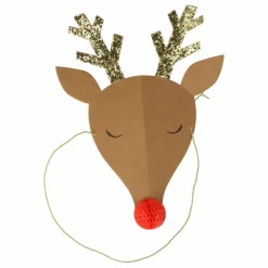 Chapeaux festifs Rennes de Noël - Set de 6