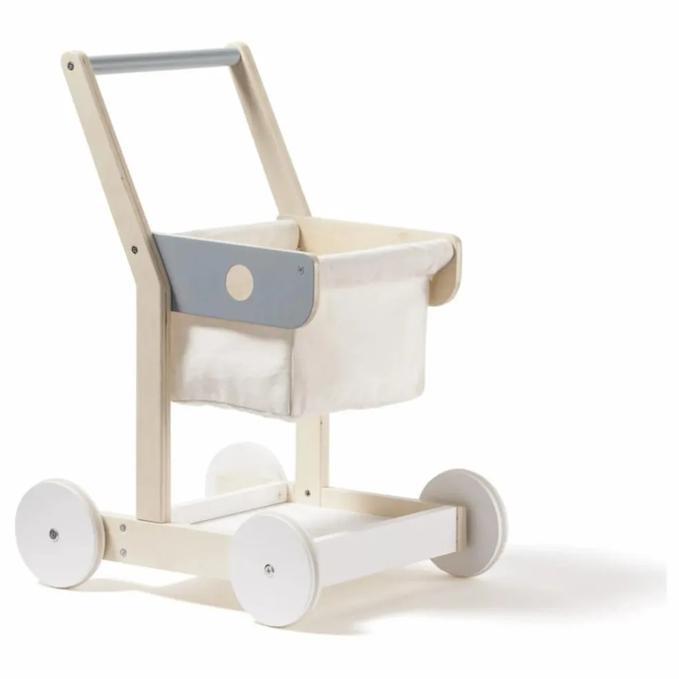 Chariot de courses en bois
