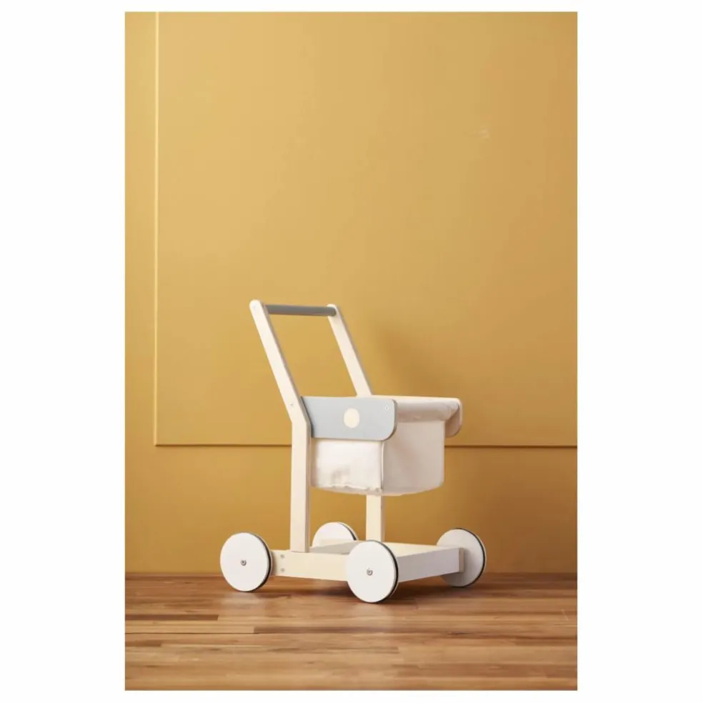 Chariot de courses en bois