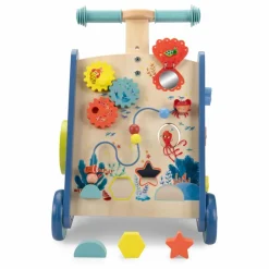 Chariot de marche d'activités Les aventures de Paulie | Bleu