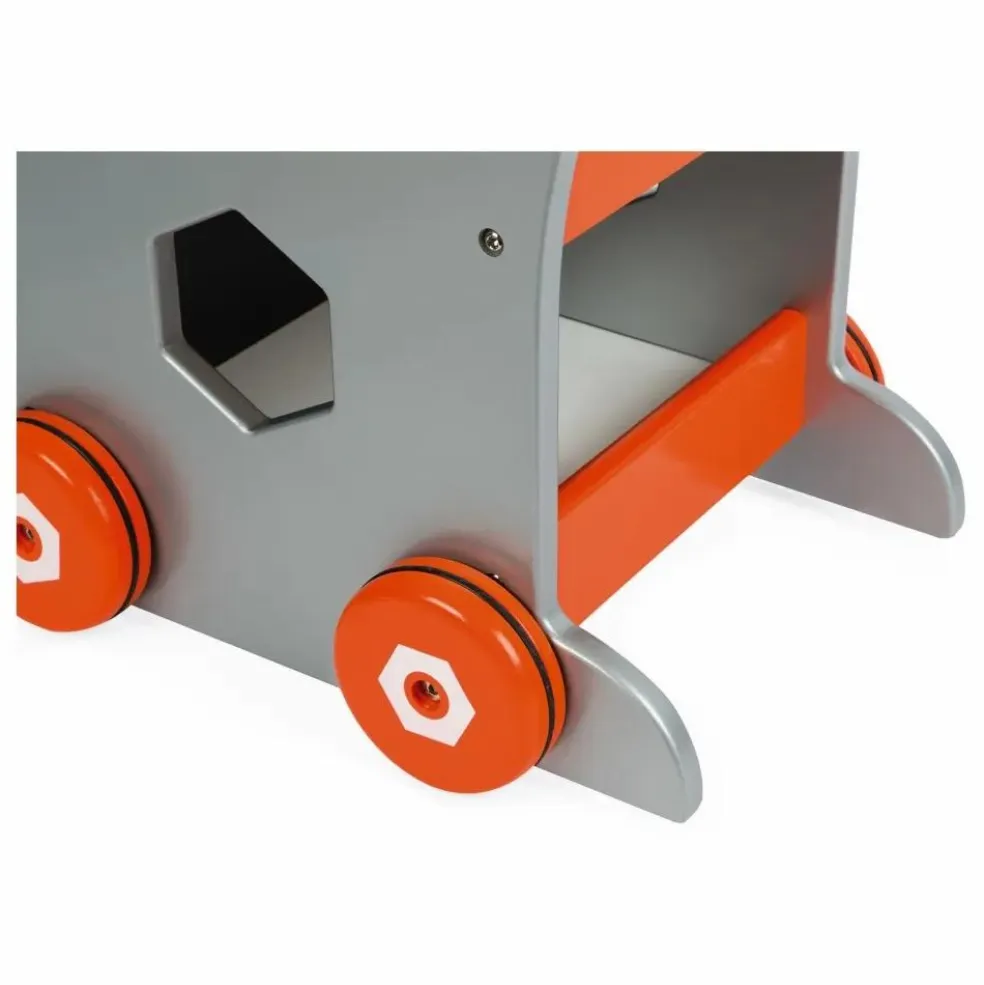 Chariot magnétique Brico'Kids en bois avec 25 accessoires